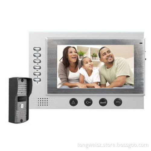 Memory Video Door Phone Access Control with Recording Function, Calendar Clock, CMOS Outdoor Camera